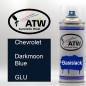 Preview: Chevrolet, Darkmoon Blue, GLU: 400ml Sprühdose, von ATW Autoteile West.